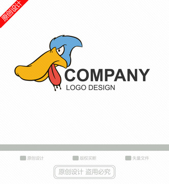 口水鴨LOGO