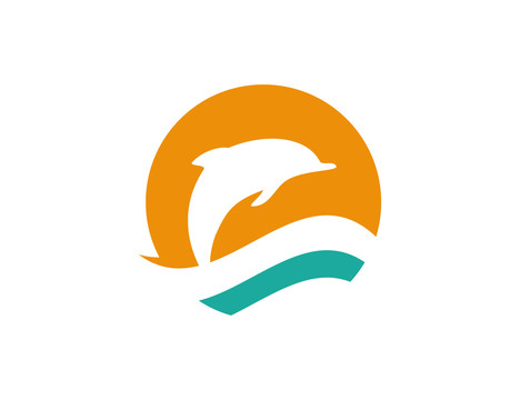 logo標志商標字體設計海豚