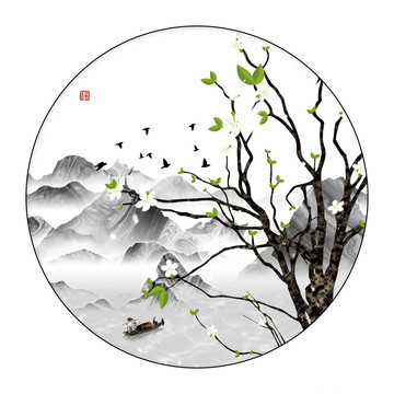 中式山水畫