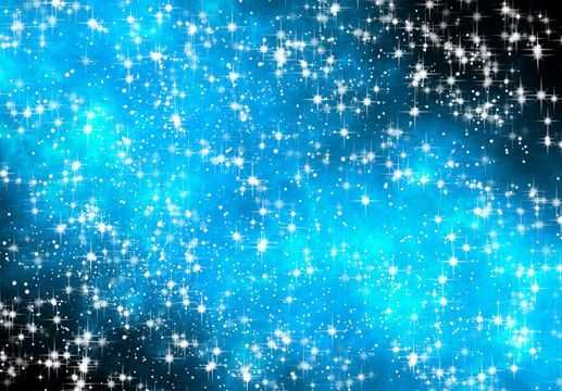 唯美璀璨的星空?qǐng)D
