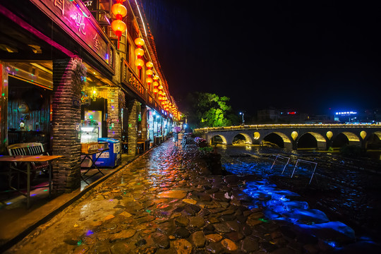 云水谣古镇夜景