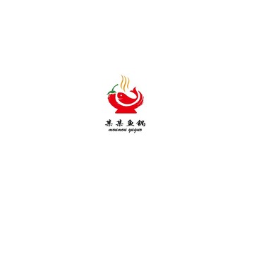 鱼海鲜火锅烧烤logo标志