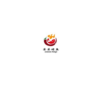 烤鱼logo店标门头标志