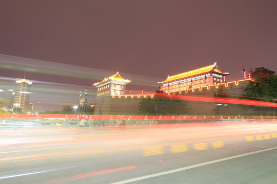 西安永宁门夜景