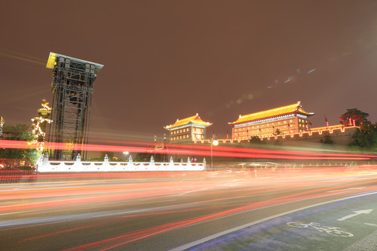 西安永宁门夜景