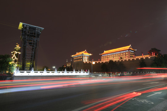 西安永宁门夜景