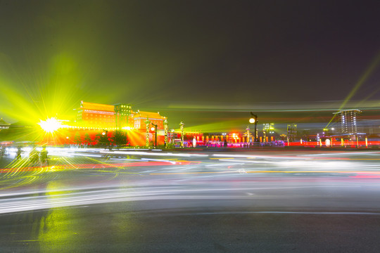 西安永宁门夜景