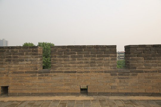 西安城墙垛口