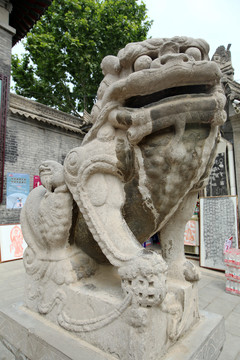 西安碑林博物馆石狮