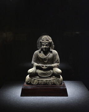 犍陀罗菩萨坐像
