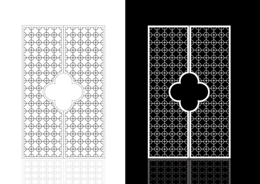 玄关镂空创意图案