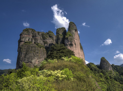 江山江郎山三爿石