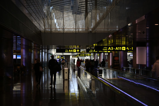 多哈机场大厅