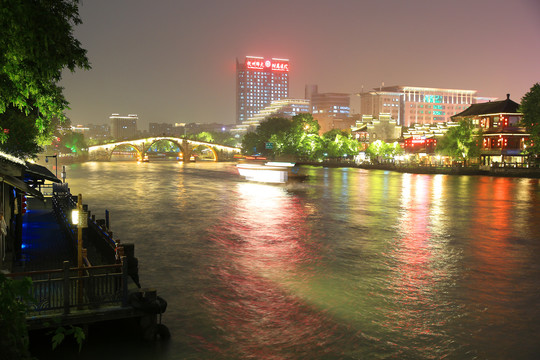 杭州京杭大运河夜景