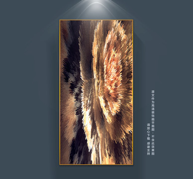 油畫玄關(guān)立體油畫抽象油畫