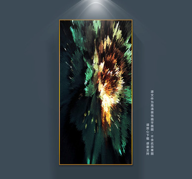 酒店玄關(guān)油畫