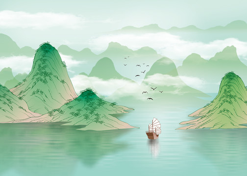 綠水青山