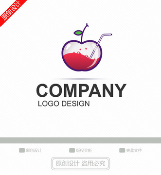 櫻桃蘋(píng)果果汁LOGO