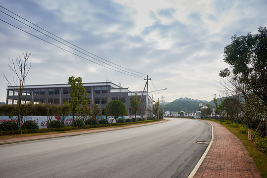 道路天空