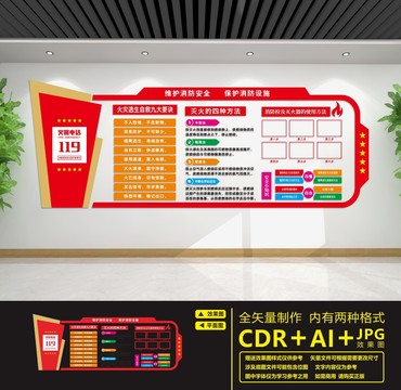 消防文化墻