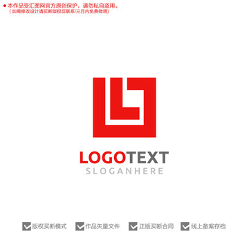 L字母標(biāo)志logo