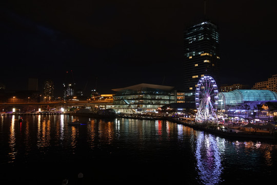 悉尼海港夜景