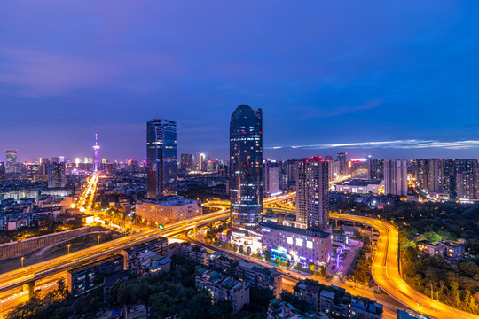 成都电视塔夜景