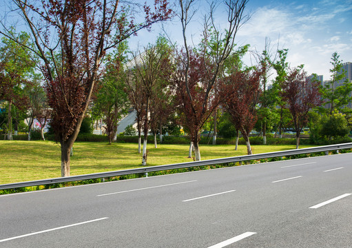 城市沥青高速公路