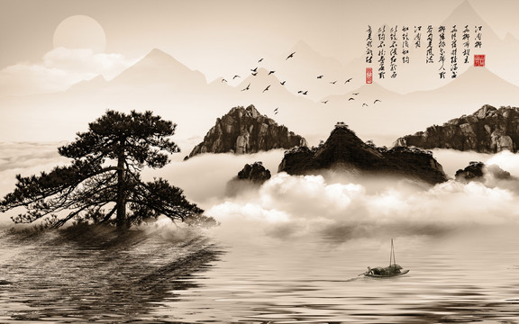 高清禪意山水