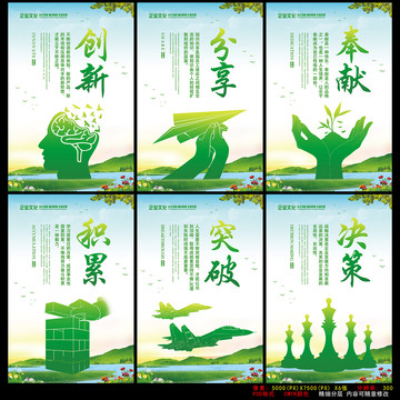 創(chuàng)新分享奉獻(xiàn)積累突破決策掛圖