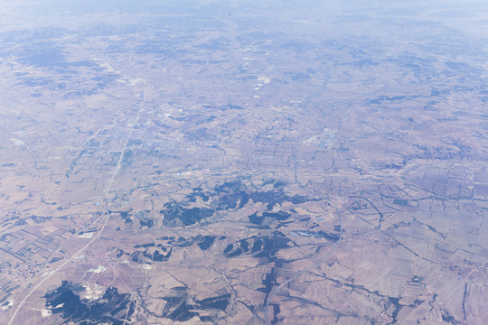 高空航拍大地