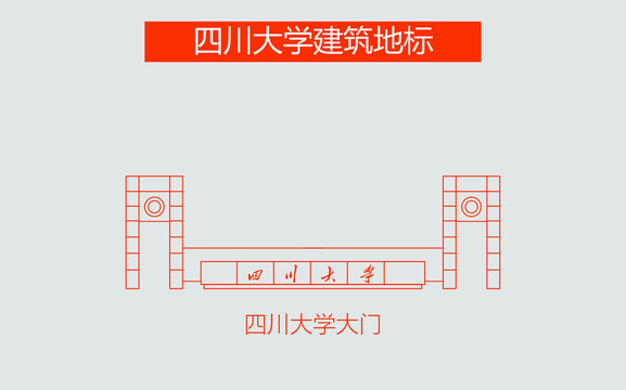 四川大學(xué)大門