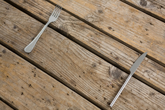 木桌叉、桌刀大角图