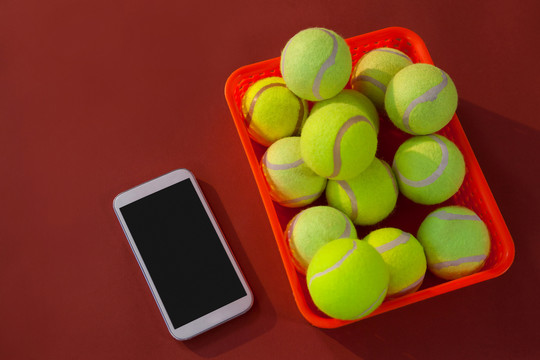 手机红篮网球大视角