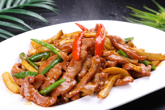 杏鮑菇炒牛柳