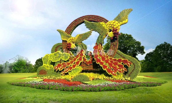 綠雕景觀花壇