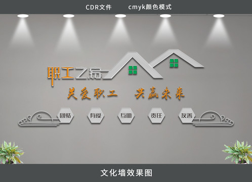 職工之家文化墻