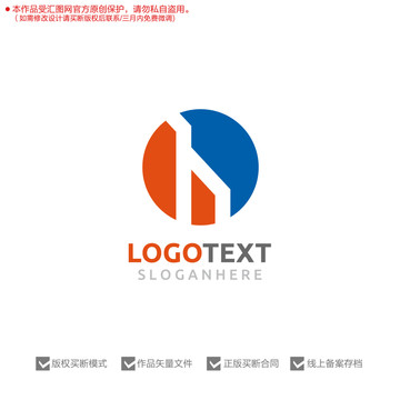 H字母標(biāo)志logo