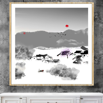 玄關(guān)壁畫