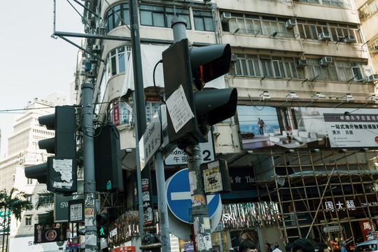 香港街头红绿灯