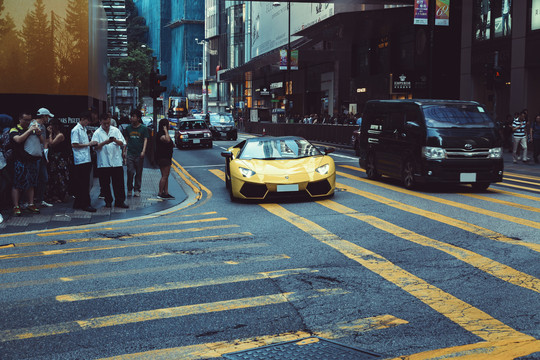 香港街头跑车