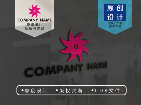 花logo
