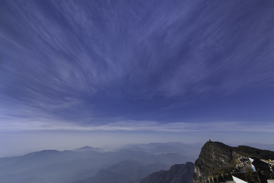 峨眉山金顶风景