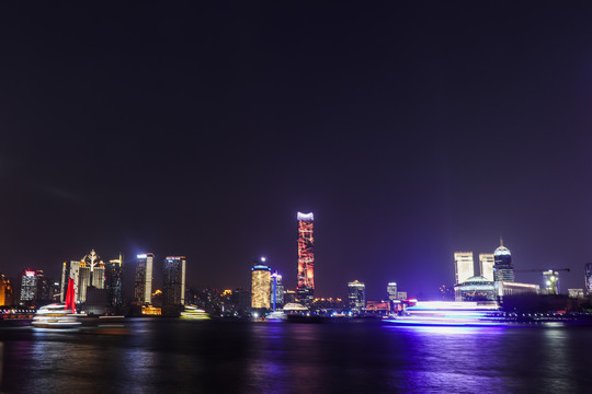 梦幻上海外滩夜景