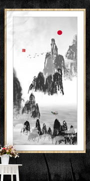 玄關(guān)壁畫