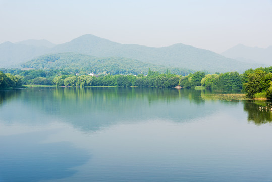 杭州西湖山水风光