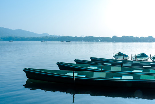 杭州西湖小船