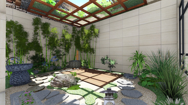 下沉式私家花園