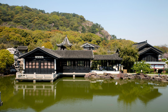 苏州灵岩山景区浣香榭