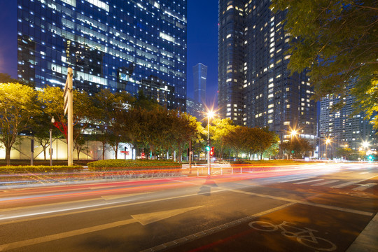 光华路夜景